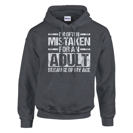 Klassisk Pullover Hoodie Gildan 18500 – SANAFU streetwear, bilde 2